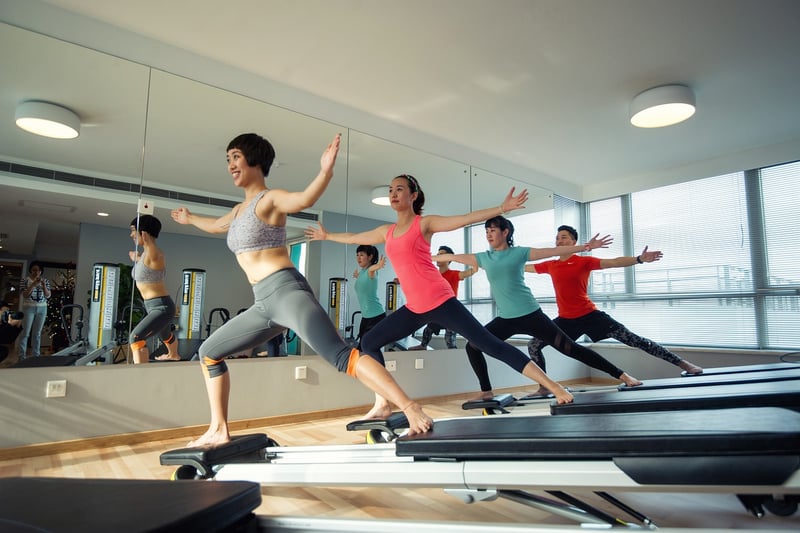 Reformer Pilates Class Image